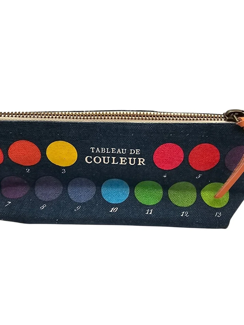 Cavallini & Co. Tableau de Couleur canvas mini pouch